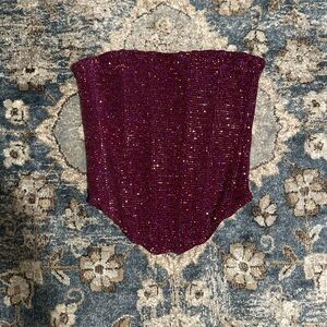 Olivaceous Fuschia Pink Rhinestone Corset Size Small